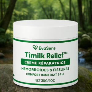 Crème réparatrice hémorroïdes & fissures, confort immédiat 24h — Timilk Relief™